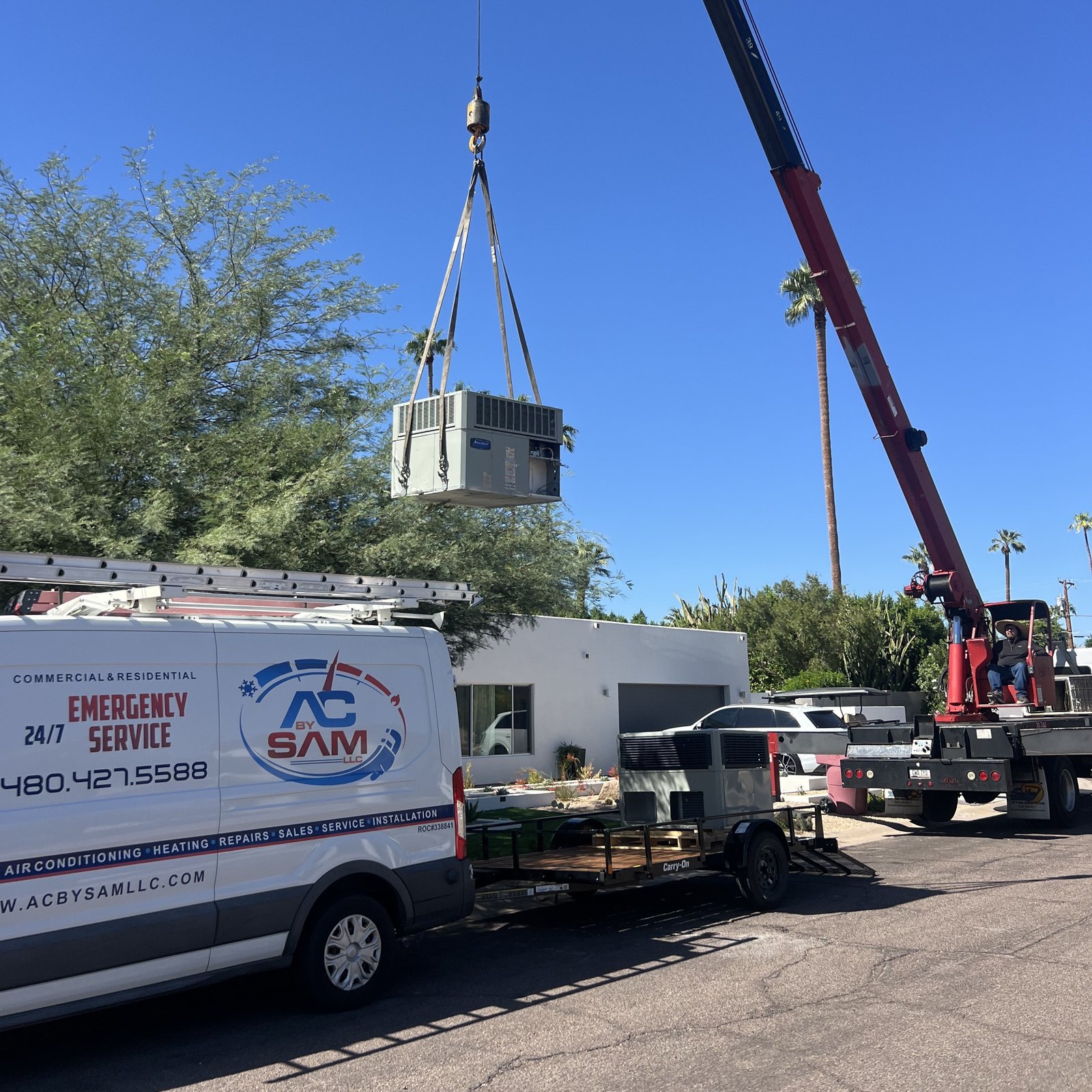 The owner of AC by Sam LLC, who provide expert commercial HVAC services in Phoenix.