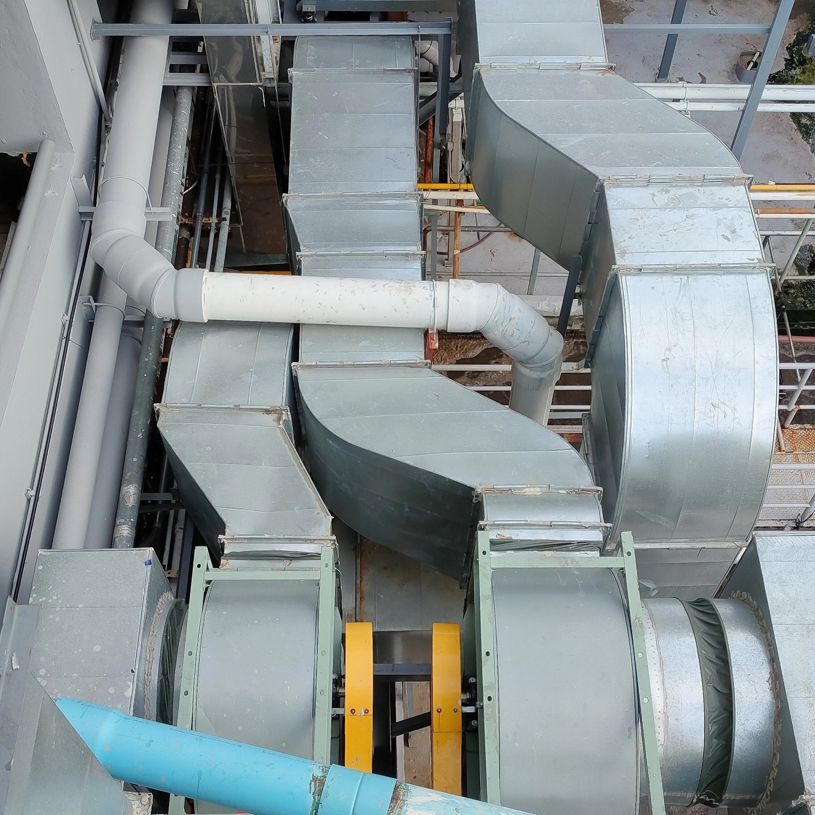 Detailed view of professional ductwork installation by AC by Sam LLC.